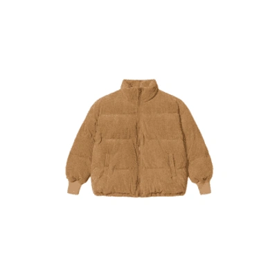 Shop Skatie Textured Puffer Jacket In Fawn