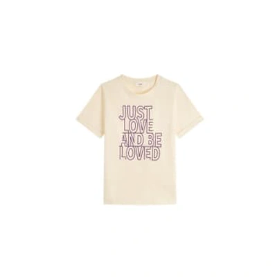 Shop Suncoo Mahe T-shirt In Creme