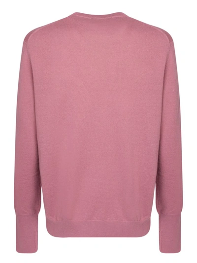 Shop Ballantyne Pink Cashmere Jumper