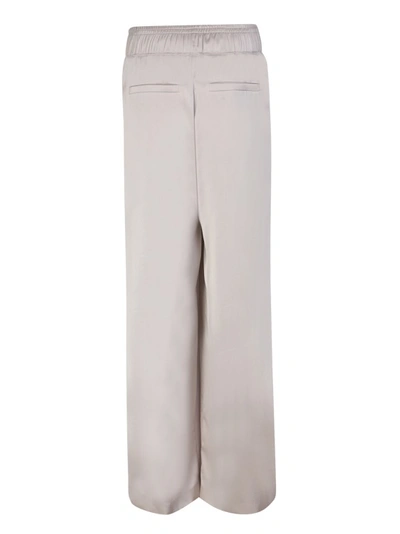 Shop Brunello Cucinelli White Wide-leg Trousers