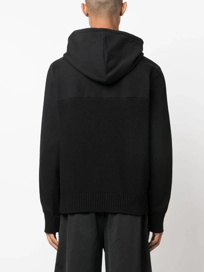 Shop Alexander Mcqueen Logo-print Cotton Hoodie In Black
