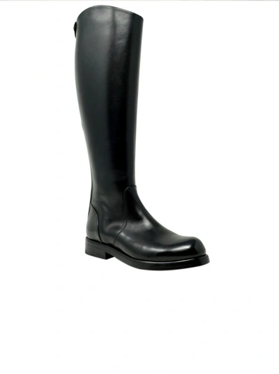 Shop Alberto Fasciani Camil Black Leather Boots
