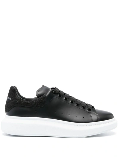 Shop Alexander Mcqueen Oversized Sneakers With Thick Sole In Black