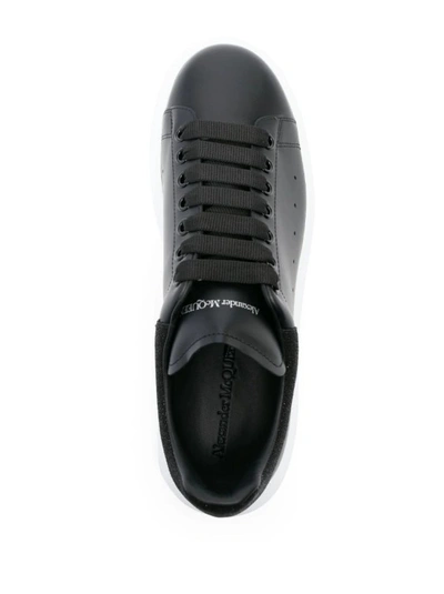 Shop Alexander Mcqueen Oversized Sneakers With Thick Sole In Black