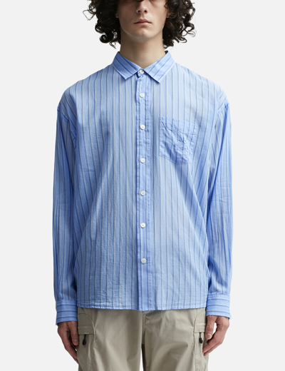 Shop Stussy Lightweight Classic Shirt In Blue