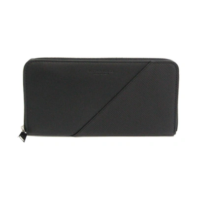 Shop Bottega Veneta Black Leather Wallet  ()