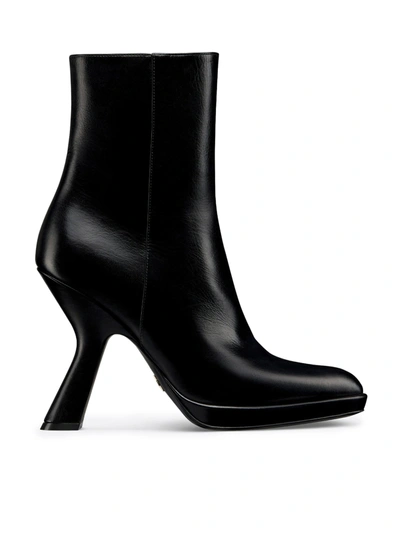 Shop Dior D-fiction Low Boot In Black