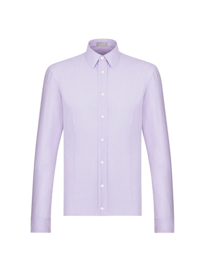 Shop Dior Fitted Shirt Cdc Embroidery In White