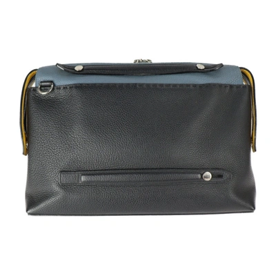 Shop Fendi By The Way Black Leather Briefcase Bag ()