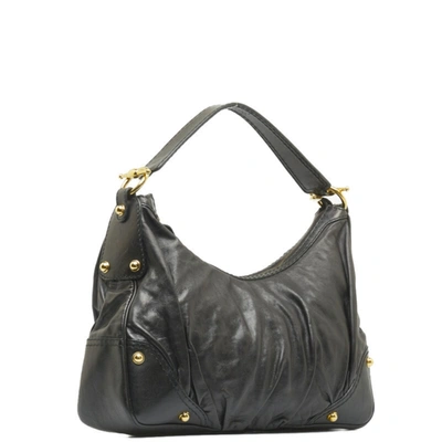 Shop Gucci Black Leather Shopper Bag ()