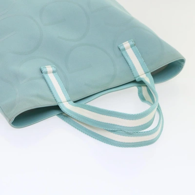 Shop Gucci Blue Canvas Tote Bag ()