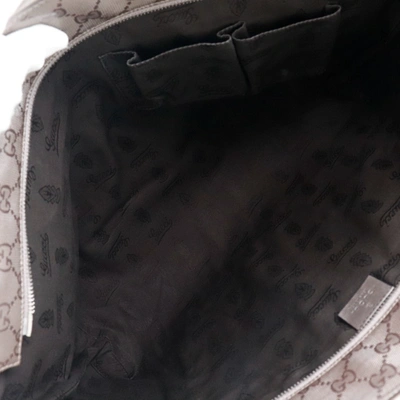 Shop Gucci Gg Imprimé Brown Canvas Tote Bag ()