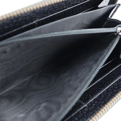 Shop Gucci Web Black Leather Wallet  ()