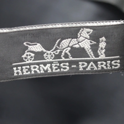 Shop Hermes Hermès Acapulco Black Canvas Shoulder Bag ()