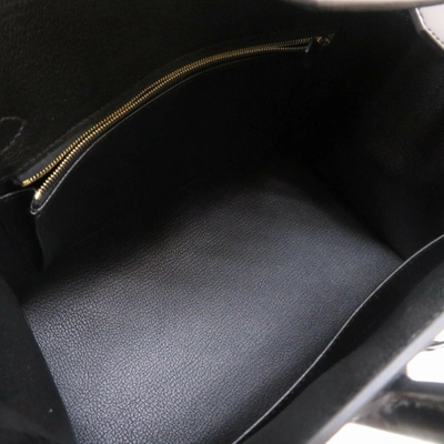 Birkin 30 leather handbag Hermès Black in Leather - 35891997
