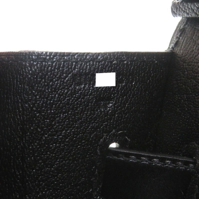 Birkin 30 leather handbag Hermès Black in Leather - 33997637