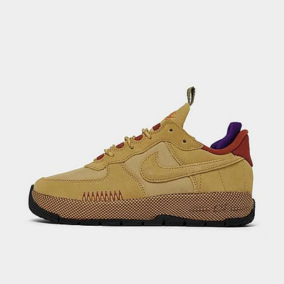 Shop Nike Women's Air Force 1 Wild Sneakerboots In Wheat Gold/wheat Gold/rugged Orange