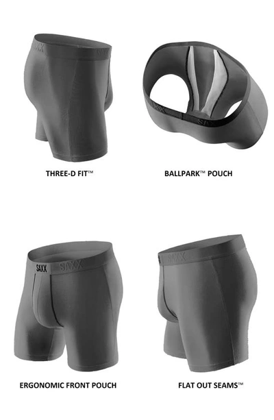Shop Saxx 2-pack Vibe Supersoft Slim Fit Performance Boxer Briefs In Terrazzo Camo/ Black