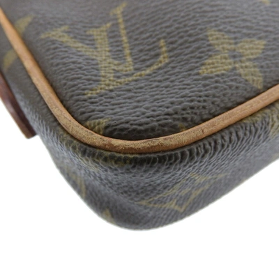 Pre-owned Louis Vuitton Danube Brown Canvas Shopper Bag ()
