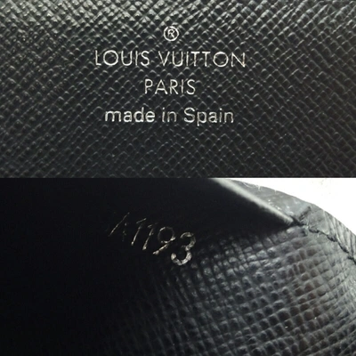 Louis Vuitton Epi Enveloppe Carte de Visite Black Pony-style calfskin  ref.802685 - Joli Closet