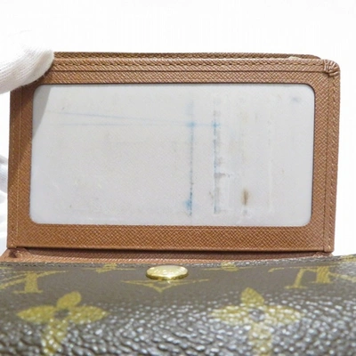 Louis Vuitton Alexandra Brown Canvas Wallet (Pre-Owned)