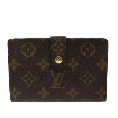 Pre-owned Louis Vuitton Portefeuille Viennois Brown Canvas Wallet  ()