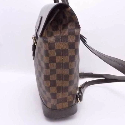 LOUIS VUITTON Pre-owned Soho Brown Canvas Backpack Bag ()