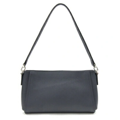 Leather handbag MCM Navy in Leather - 14296481
