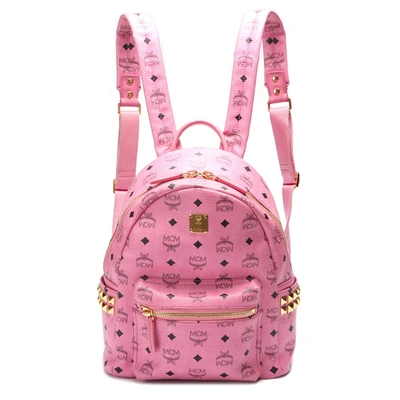 Small pink best sale mcm bag