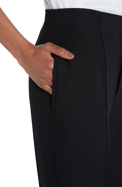 Shop Bottega Veneta Structured Stirrup Trousers In Black