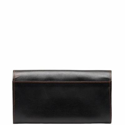 Shop Saint Laurent Black Leather Wallet  ()