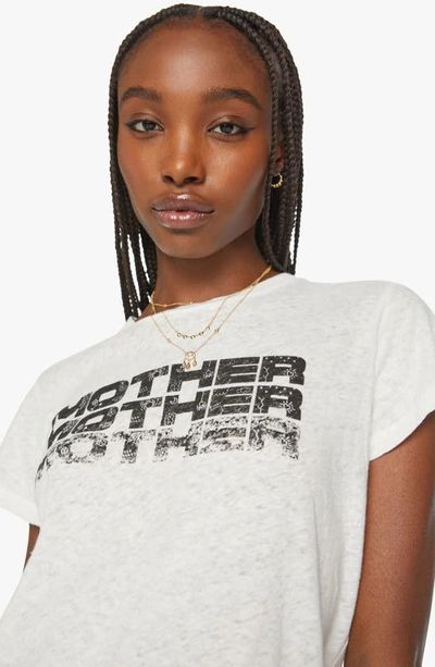 Shop Mother The Sinful Short Sleeve Graphic T-shirt In  Stack