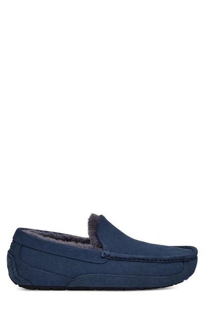 Shop Ugg Ascot Slipper In Deep Ocean