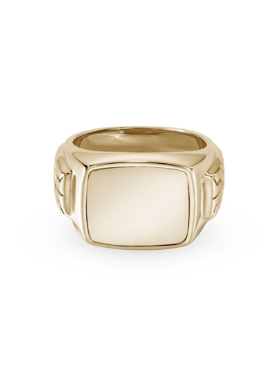 Shop John Hardy Men's 14k Gold Signet Ring