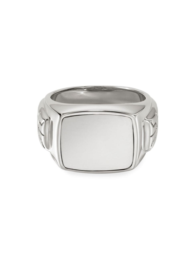 Shop John Hardy Men's Silver Signet Ring