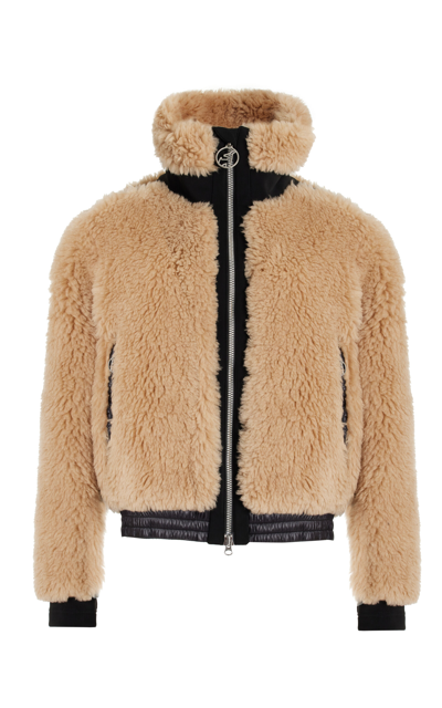 Shop Toni Sailer Madita Wool-blend Teddy Jacket In Brown