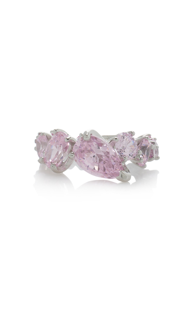Shop Anabela Chan Nova Starburst Sapphire Ring In Pink