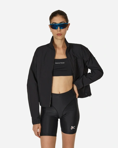Shop District Vision Cropped Recycled Dwr Jacket In Black