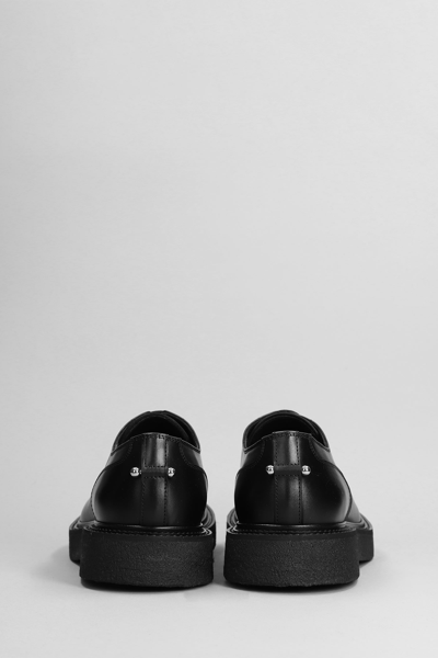 Shop Neil Barrett Lace Up Shoes In Black Leather