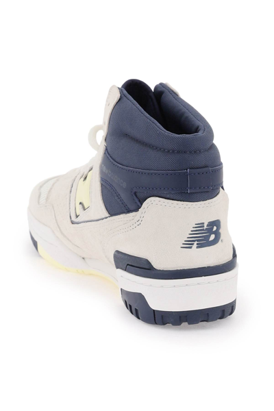 Shop New Balance 650 Sneakers In Sea Salt Dark Teal (grey)
