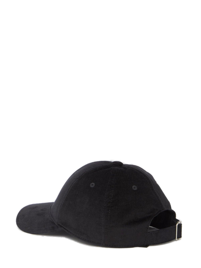Shop Saint Laurent Vintage Baseball Cap In Black