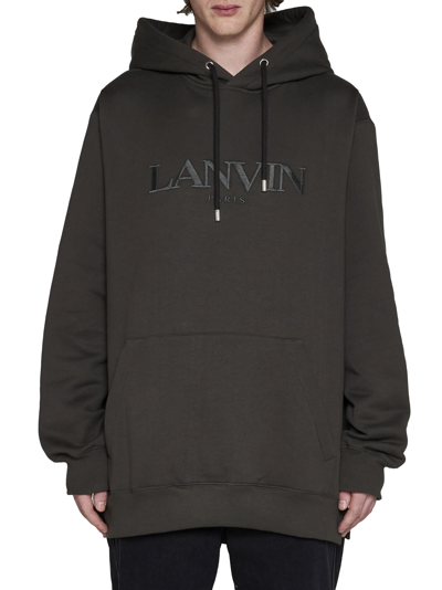Shop Lanvin Fleece In Loden