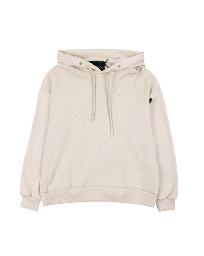 Shop John Richmond Over Hoodie With The Hood In Avorio