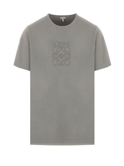 Shop Loewe T-shirt In Platinum