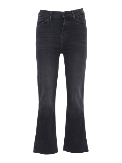 Shop 7 For All Mankind Slim Kick Jeans In Black