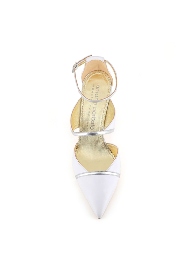 Antonio Barbato Décolleté 4638 In White/silver