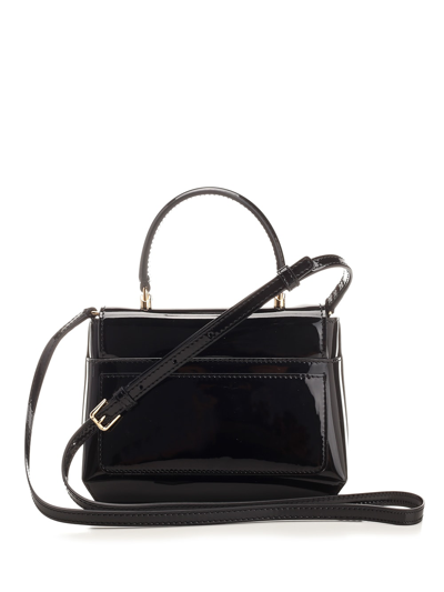 Shop Dolce & Gabbana Dg Patent Leather Handbag In Black