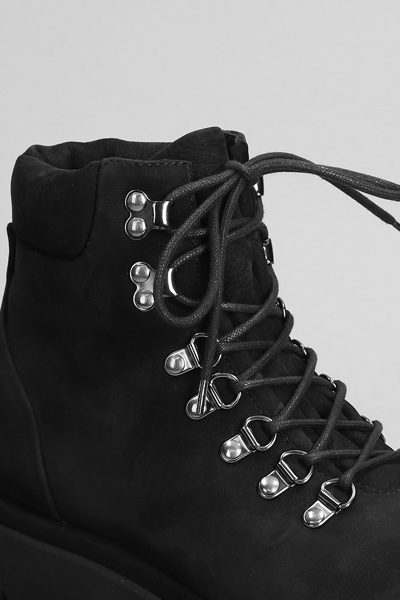 Shop Officine Creative Eventual 021 Combat Boots In Black Suede
