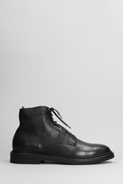 Shop Officine Creative Hopkins Flexi 203 Ankle Boots In Black Leather