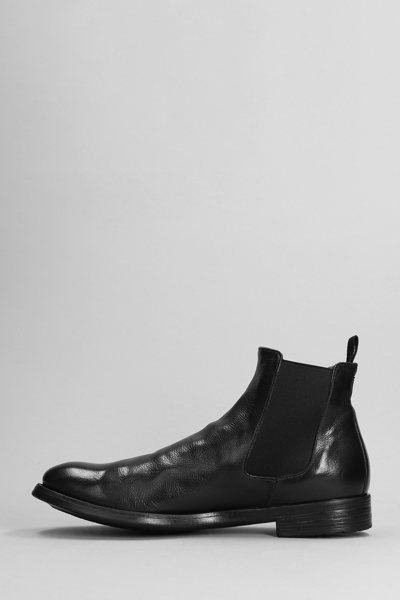Shop Officine Creative Hive 007 Ankle Boots In Black Leather